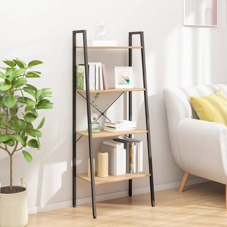 Borough Wharf Fantasia 174Cm H x 56Cm W Solid Wood Ladder Bookcase